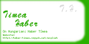 timea haber business card